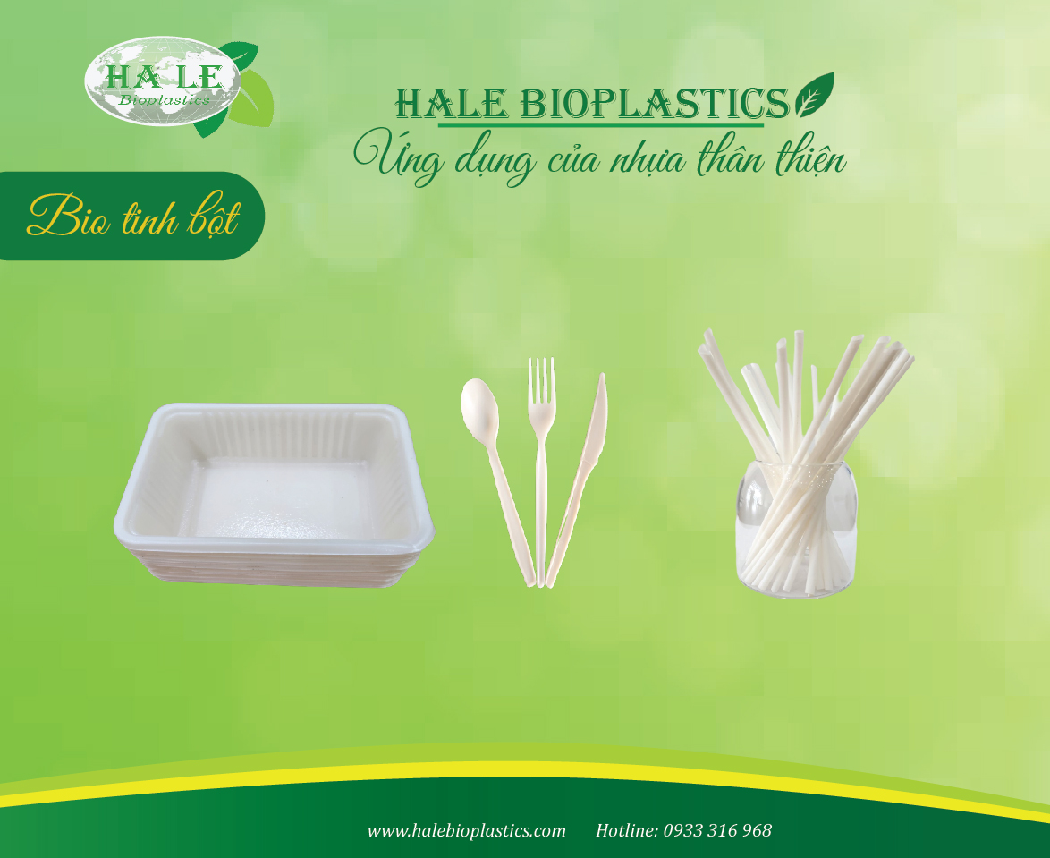 Sản phẩm từ nhựa sinh học Bio tinh bột